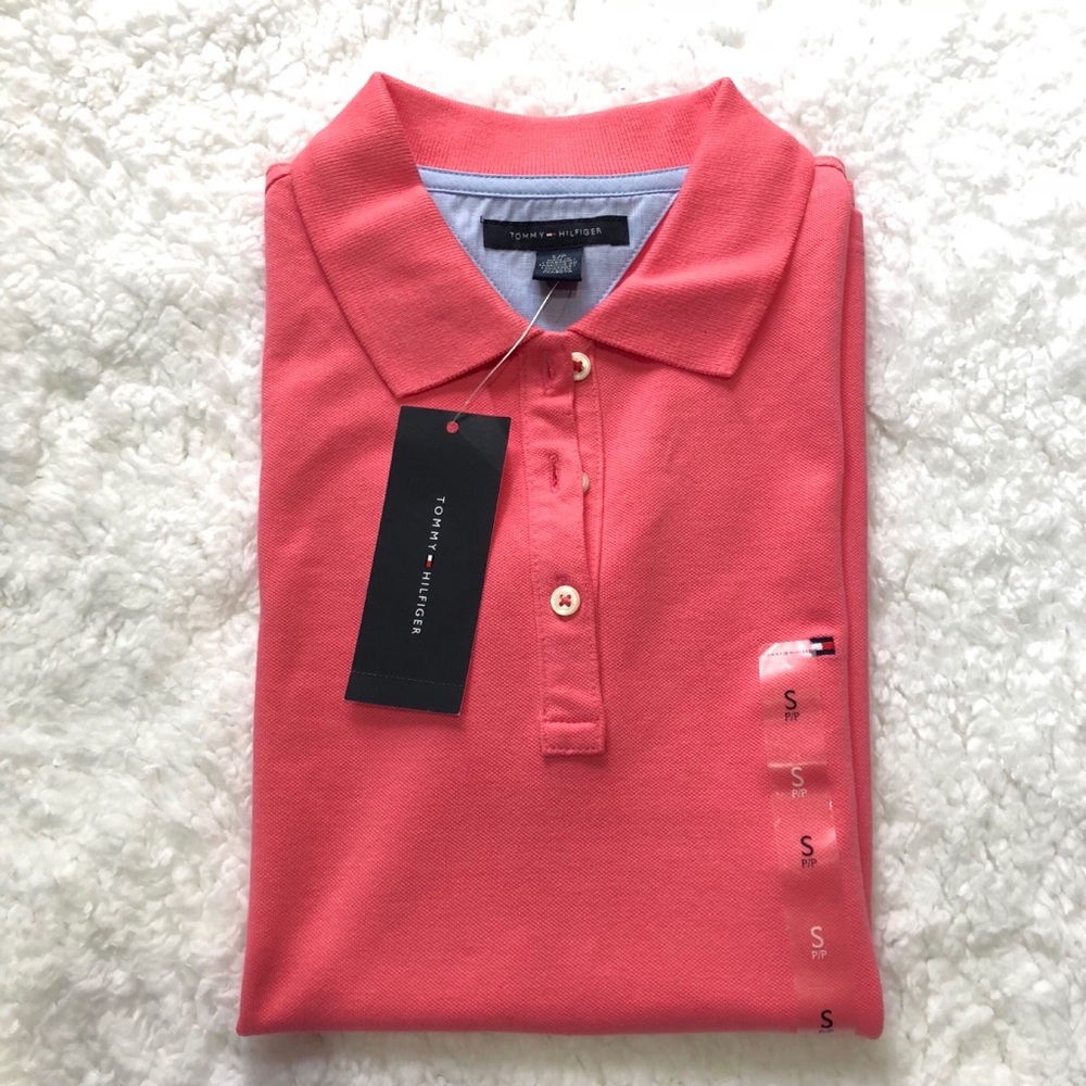 New Tommy Hilfiger Polo Shirt Women Size Small